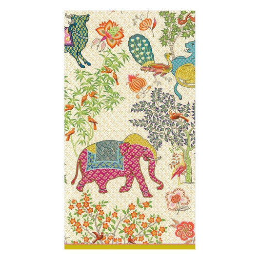 Caspari Le Jardin de Mysore Guest Towel