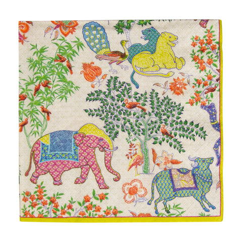 Caspari Le Jardin de Mysore Napkin