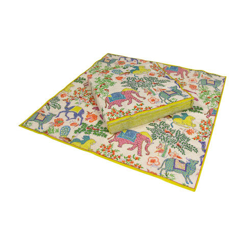 Caspari Le Jardin de Mysore Napkin