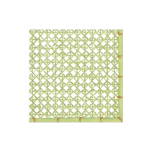 Caspari Trellis Green Napkin
