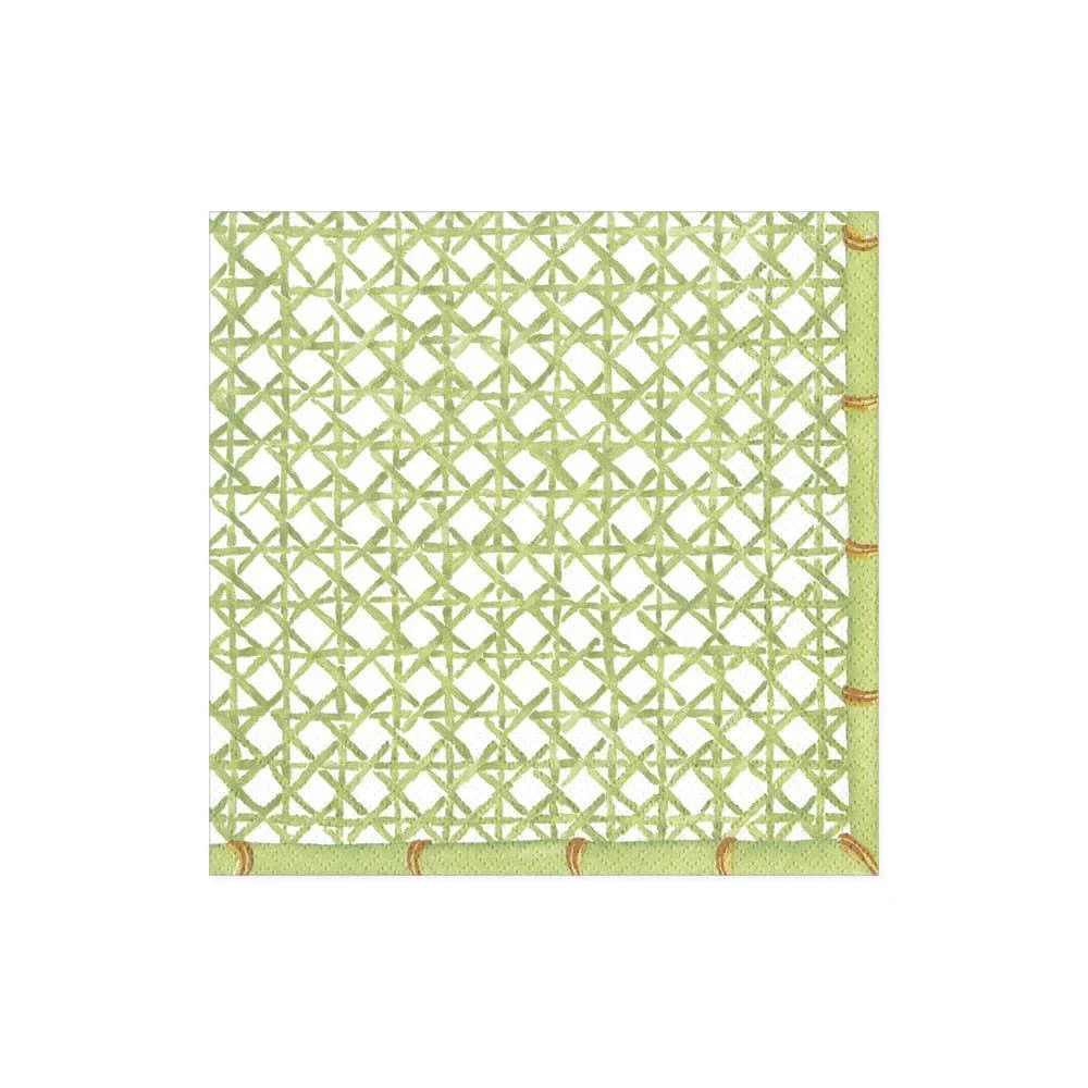Caspari Trellis Green Napkin