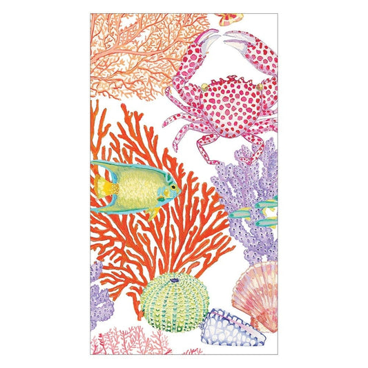 Caspari Under The Sea Guest Towel