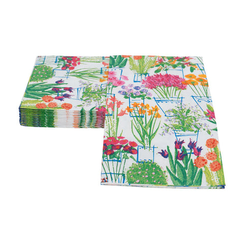 Caspari Flower Market Guest Towel