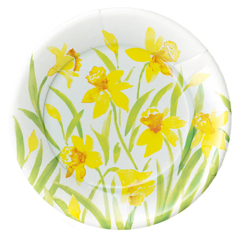 Caspari Spring Herald Luxury Paper Dinner Plates