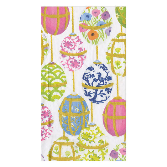 Caspari Les Oeufs Guest Towel