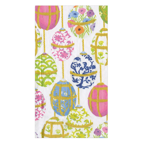 Caspari Les Oeufs Guest Towel