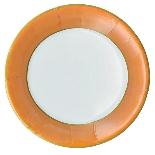 Caspari Watercolor Melon Luxury Paper Plates