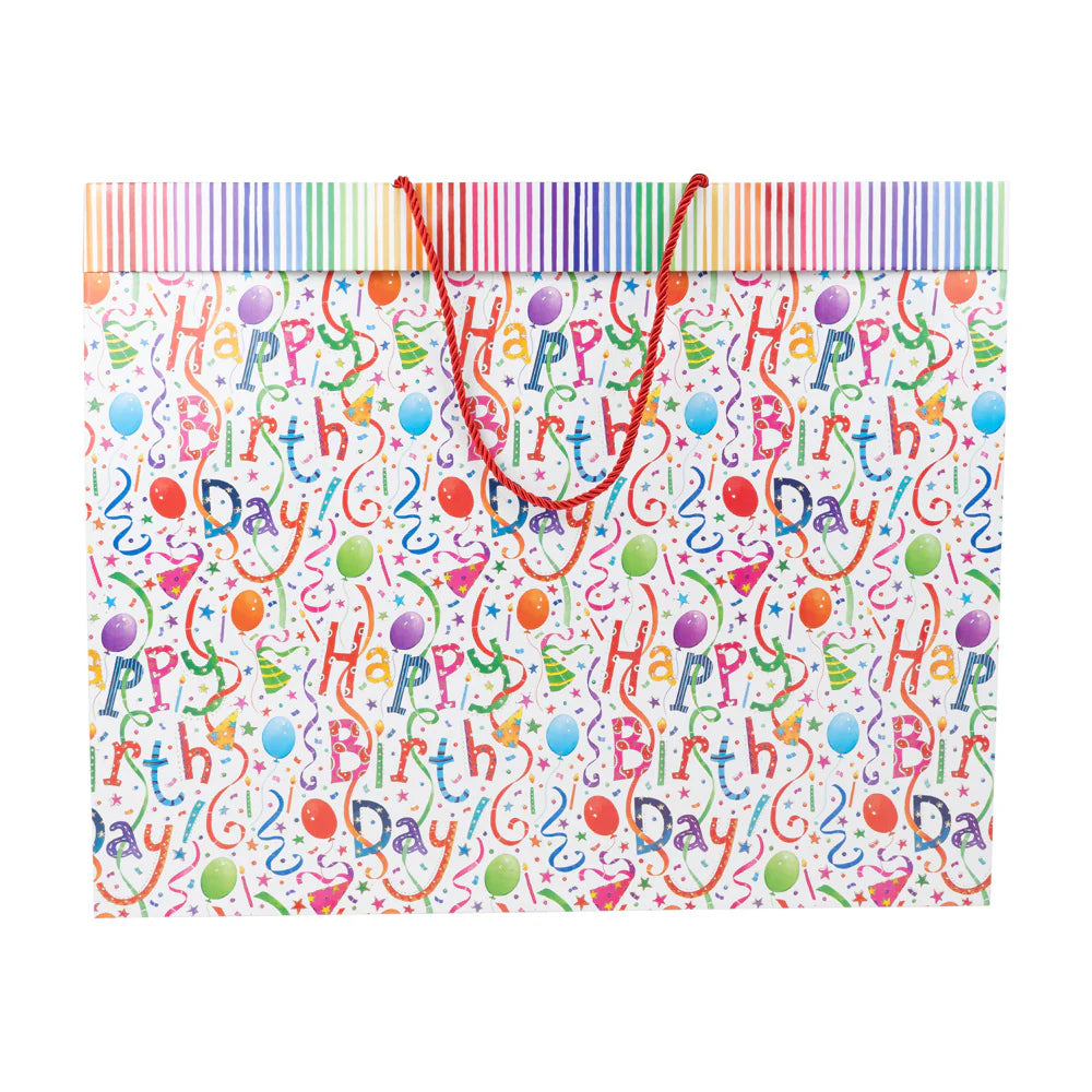 Caspari Happy Birthday Gift Bag