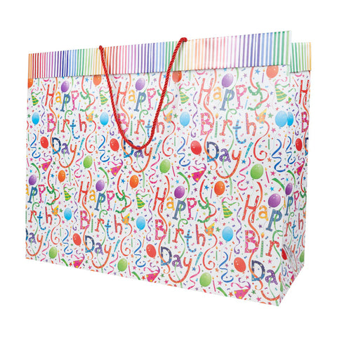 Caspari Happy Birthday Gift Bag
