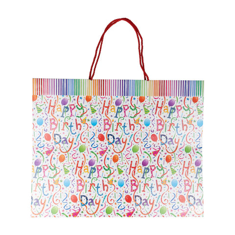 Caspari Happy Birthday Gift Bag