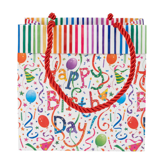 Caspari Happy Birthday Gift Bag