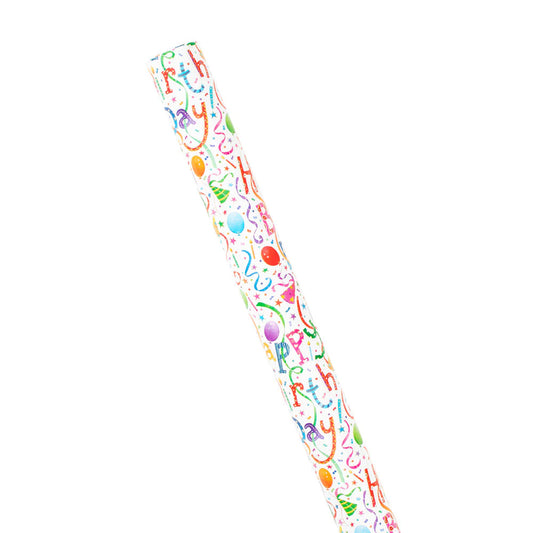 Caspari Happy Birthday Roll Wrap