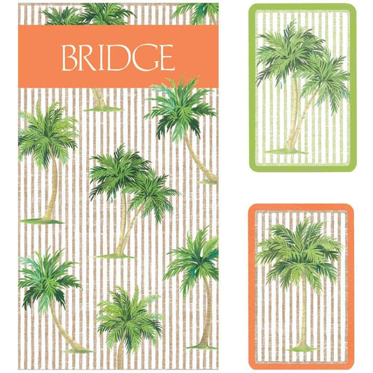 Caspari Bridge Gift Set - Palms