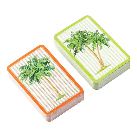Caspari Bridge Gift Set - Palms