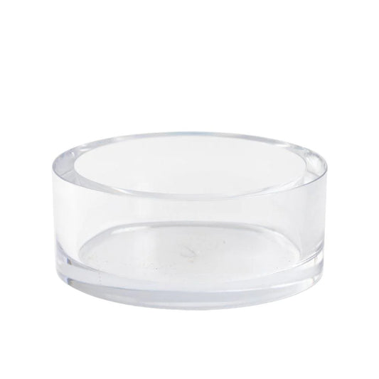 Caspari Acrylic Wine Bottle Coaster in Crystal Clear