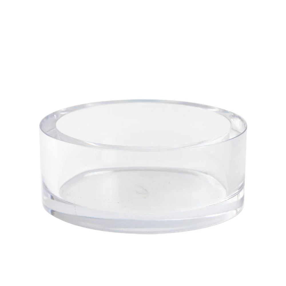 Caspari Acrylic Wine Bottle Coaster in Crystal Clear