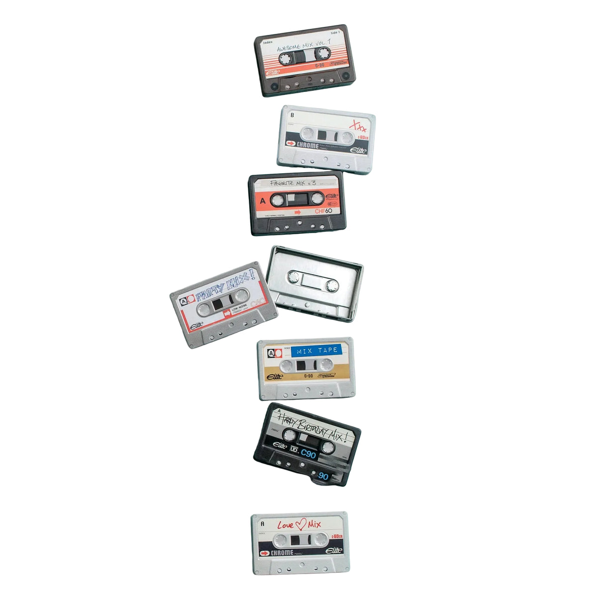 Vintage Audio Cassette Tape Tin gift box