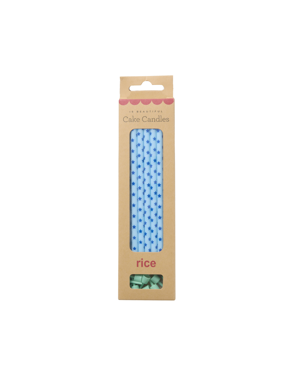 Rice Long Cake Candles box of 10