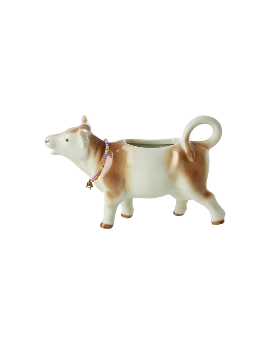 Rice Cow Ceramic Milk Jug