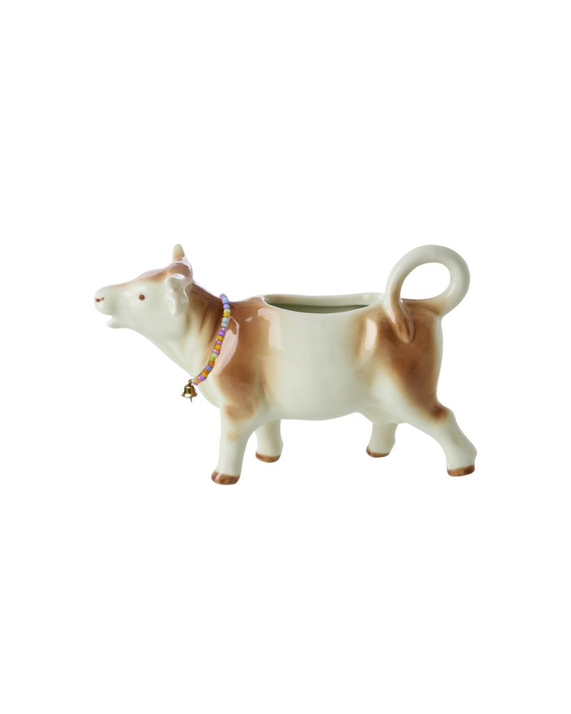 Rice Cow Ceramic Milk Jug