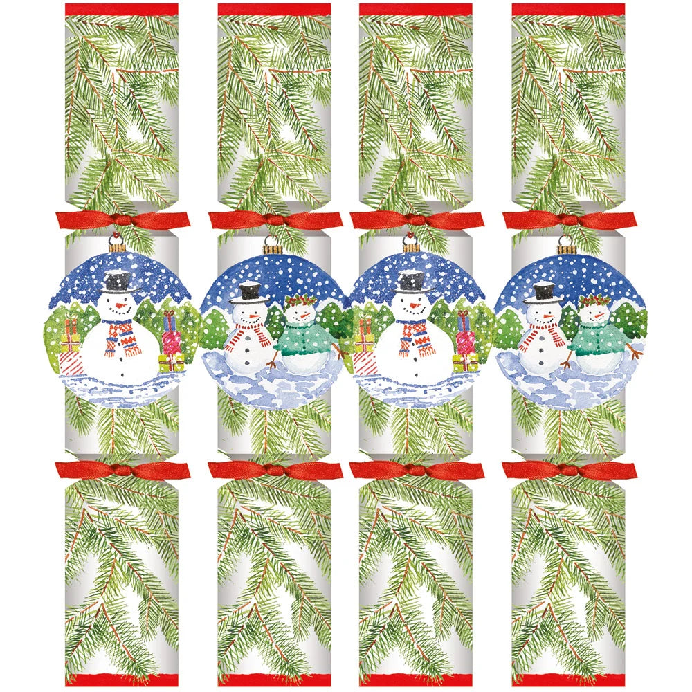 Caspari Snowman Ornaments 10-inch Celebration Crackers