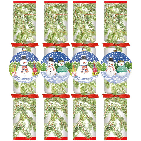 Caspari Snowman Ornaments 10-inch Celebration Crackers