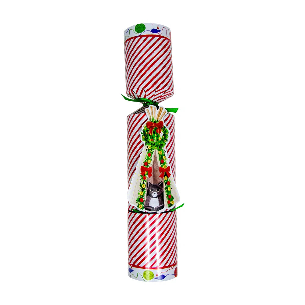 Caspari Cat Christmas Teepee Pet Favour