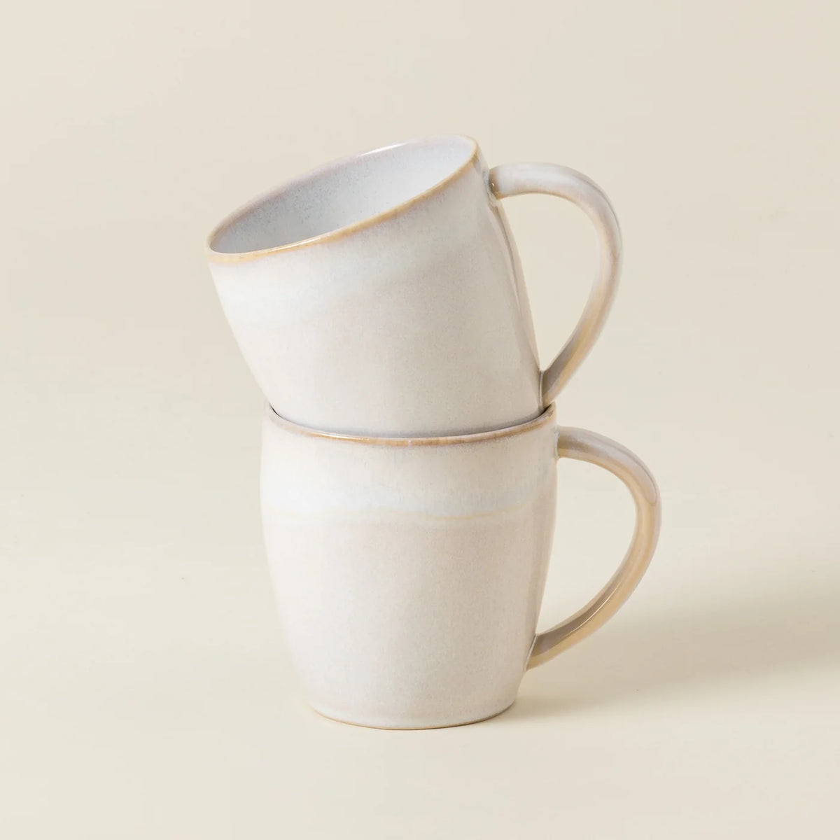Costa Nova Brisa Mug 440ml with white and blue reactive glaze – view 4