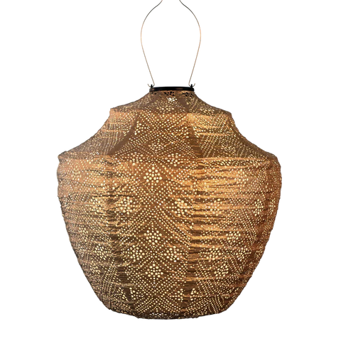 Lumiz Topaze Gold Crown LED Solar Lantern