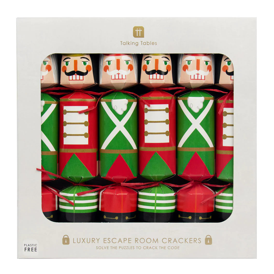 TLS25 - Folklore Green Christmas Crackers - 6 Packs
