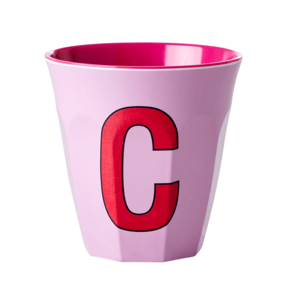 Rice Melamine Cup 250ml Girl Plain Alphabet – view 4