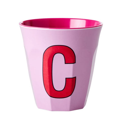 Rice Melamine Cup 250ml Girl Plain Alphabet – view 4