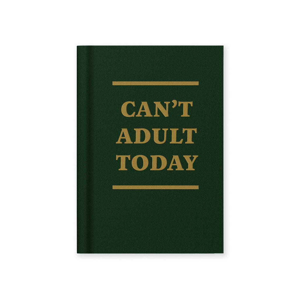 Can't Adult Today Fabric Hardback Notebook (A7)