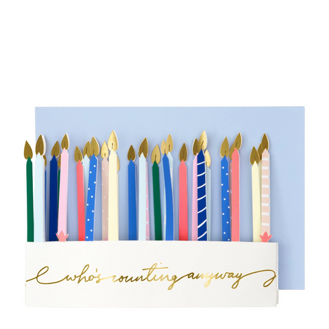Meri Meri Candle Concertina Birthday Card
