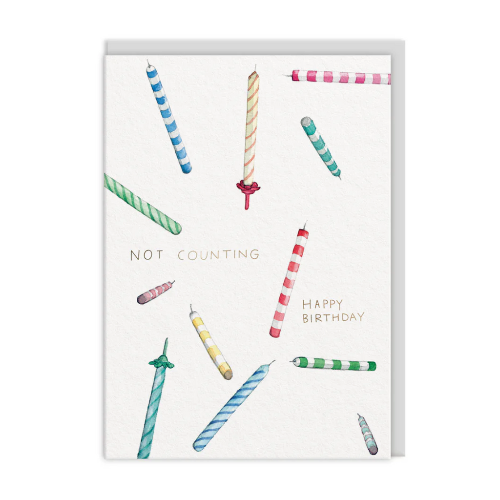 Candles Not Counting Birthday Card