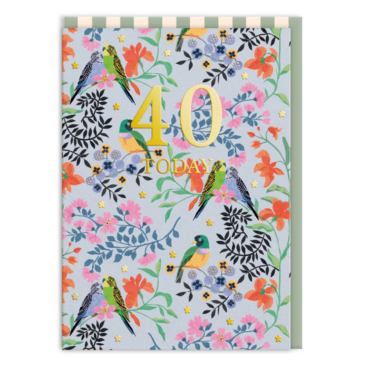 Cath Kidston 40 Today Birthday Card