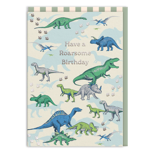Cath Kidston Dinosaurs Birthday Card