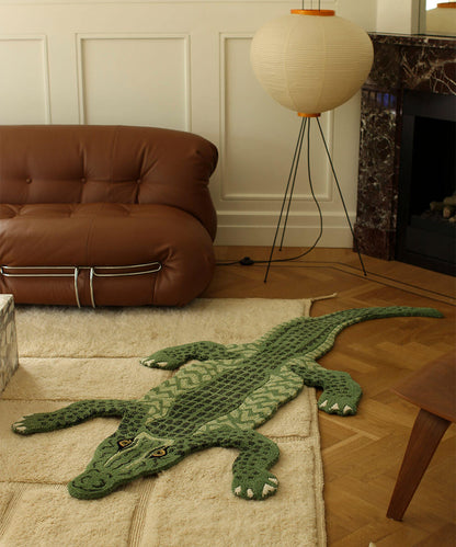 Coolio Crocodile Rug Large, view 4