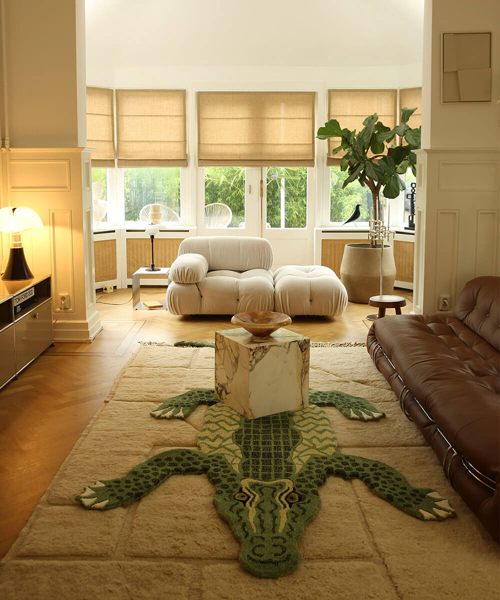 Coolio Crocodile Rug XL, view 4
