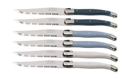 Laguiole Jean Dubost steak knives set of 6 in wood block – view 4