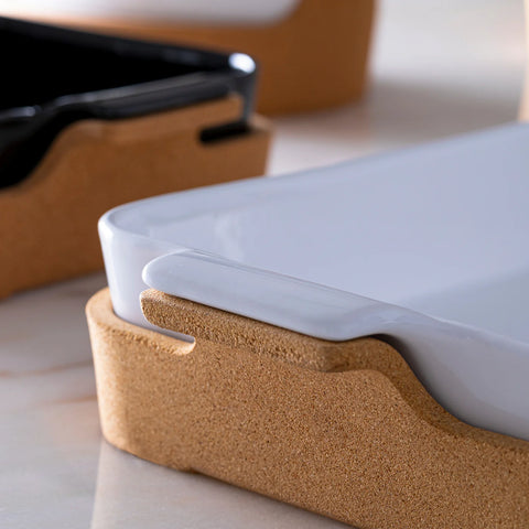 Casafina Ensemble Gift Square Baker with Cork Tray 31cm