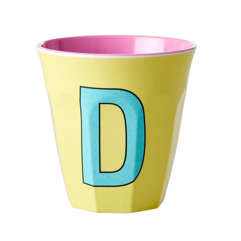 Rice Melamine Cup 250ml Girl Plain Alphabet – view 5