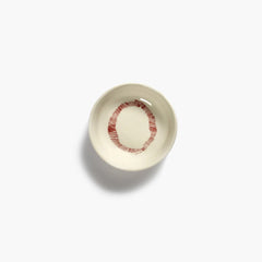 Feast White Red Swirl Extra Small Dish