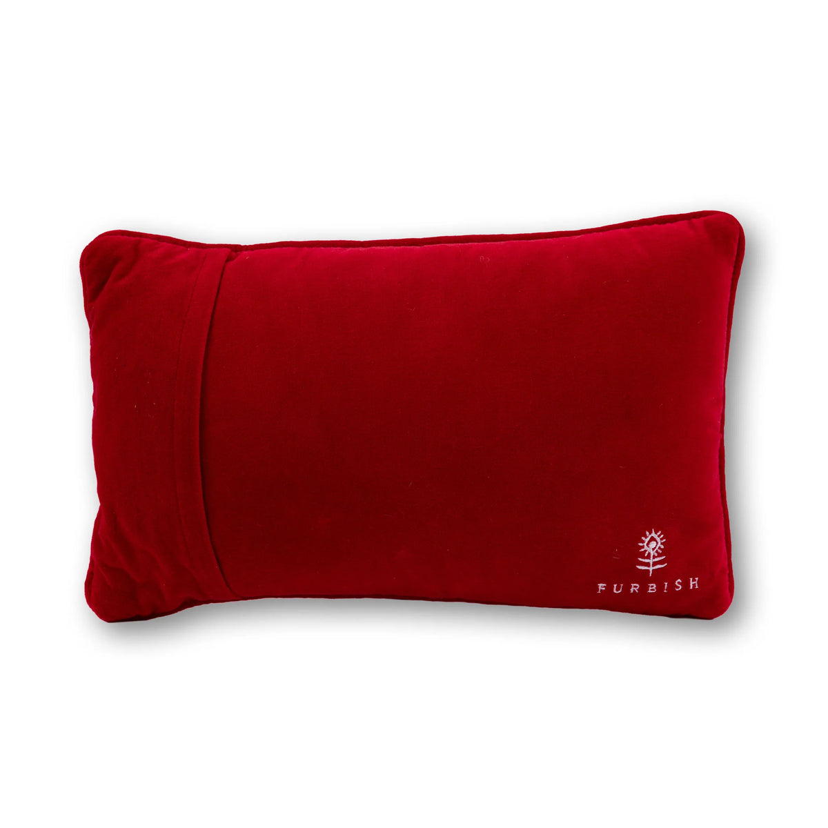 Furbish Bisous Needlepoint Pillow