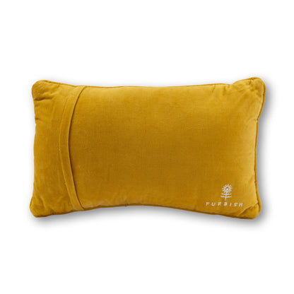 Furbish Good Time Needlepoint Pillow, view 4