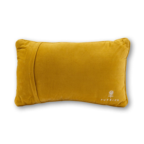 Furbish Good Time Needlepoint Pillow