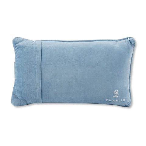 Furbish Go Find Less Needlepoint Pillow