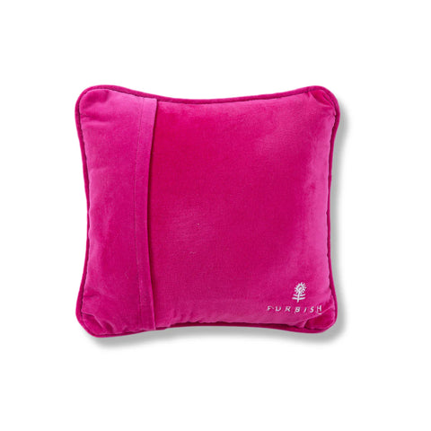 Furbish Rich Man Needlepoint Pillow