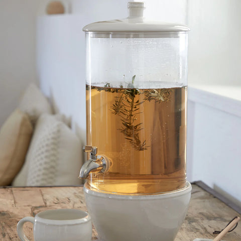 Casafina Fontana Glass Drink Dispenser with Stand (10l)