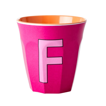 Rice Melamine Cup 250ml - Girl Plain Alphabet, view 7